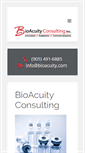 Mobile Screenshot of bioacuity.com